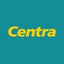 The word 'Centra' in yellow lowercase letters on a solid teal-blue background.