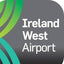 Ireland West Airport logo with green and gray design