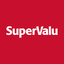 SuperValu logo on a red background