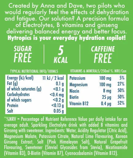 Lime & Grapefruit Electrolyte Drink Multipack - Hytropics